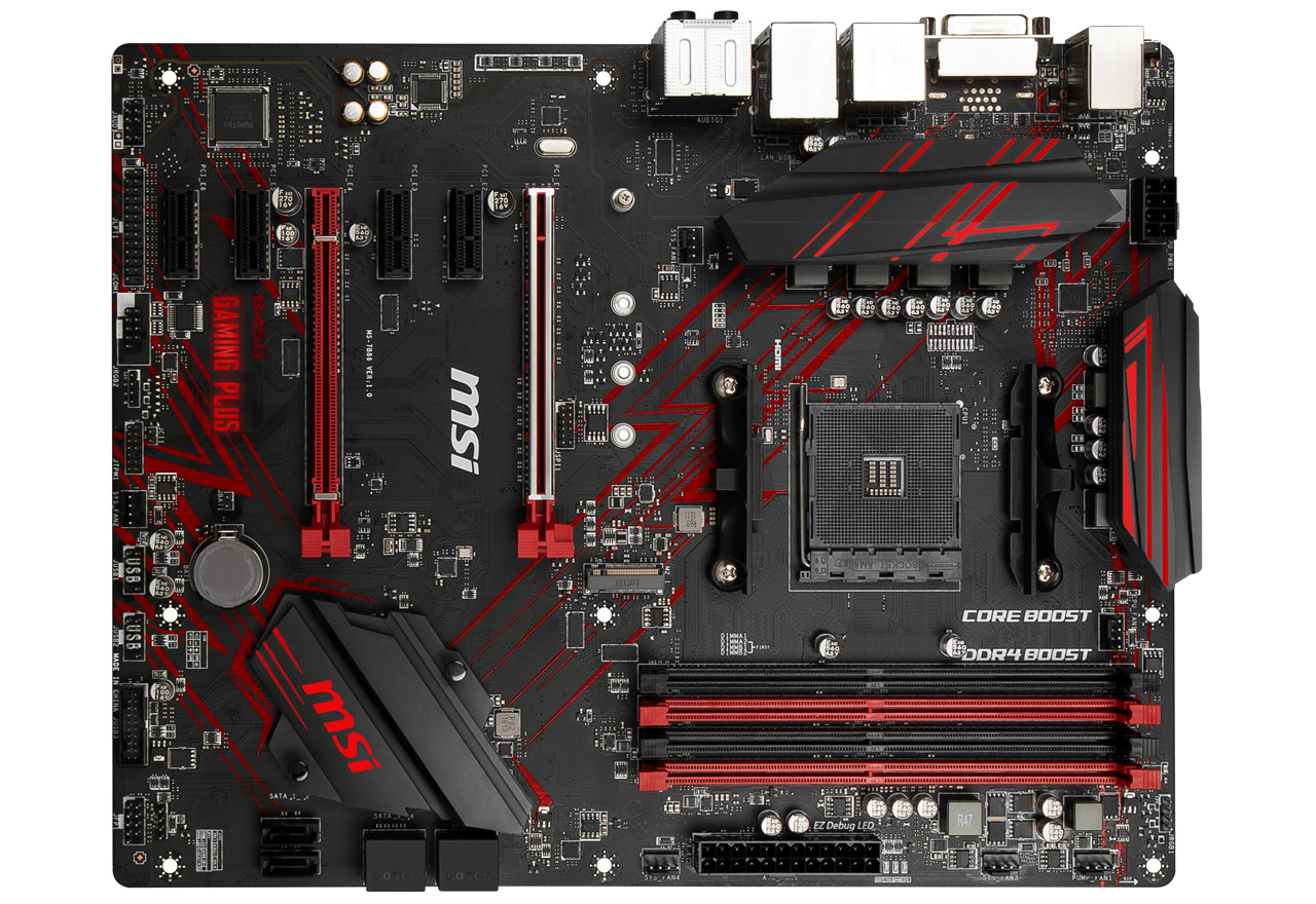 B450 GAMING PLUS | MSI マザーボード AMD B450チップセット | 株式