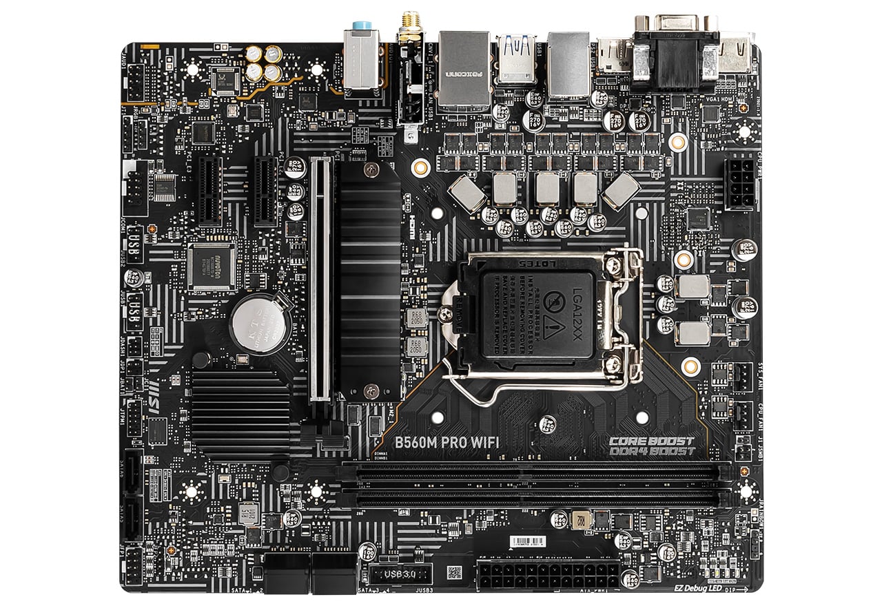 B560M PRO WIFI | MSI マザーボード Intel B560チップセット | 株式