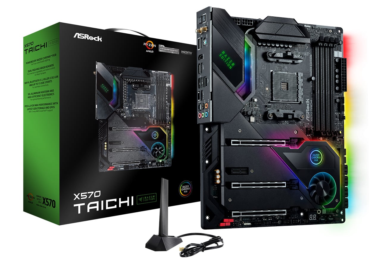 X570 Taichi Razer Edition | ASRock マザーボード AMD X570チップ