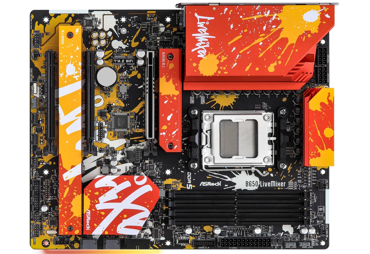 B650 LiveMixer | ASRock マザーボード AMD B650チップセット | 株式