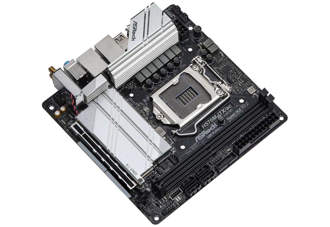 H570M-ITX/ac | ASRock マザーボード Intel H570チップセット | 株式