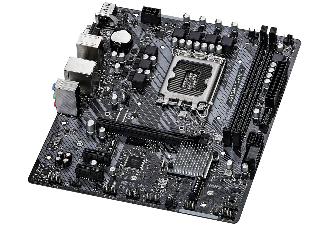 H610M-HDV/M.2 | ASRock マザーボード Intel H610チップセット | 株式