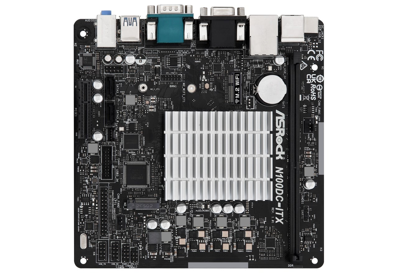 N100DC-ITX | ASRock マザーボード Intel CPUオンボード | 株式会社アスク