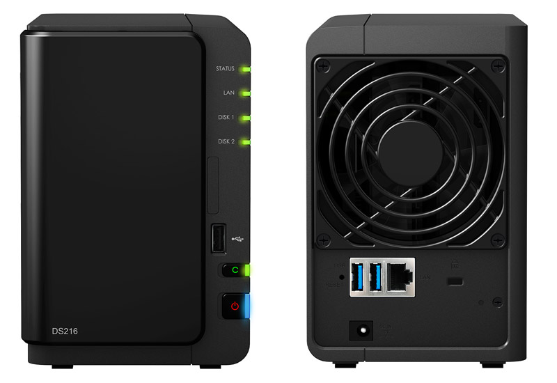 DiskStation DS216 | Synology 2ベイオールインワンNASキット | 株式