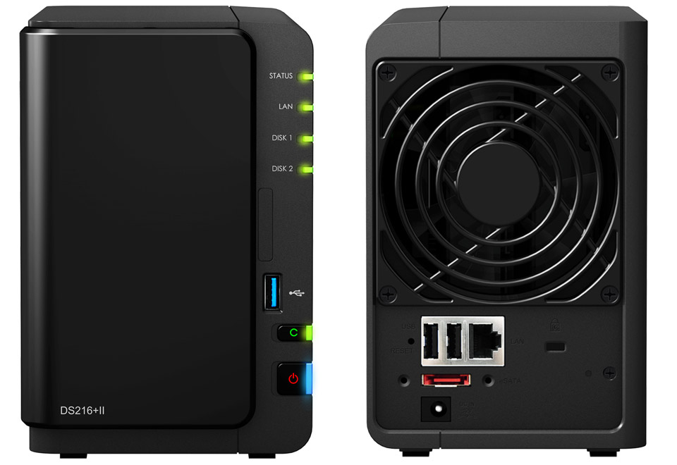 DiskStation DS216+II | Synology ビジネス向け 2ベイオールインワン