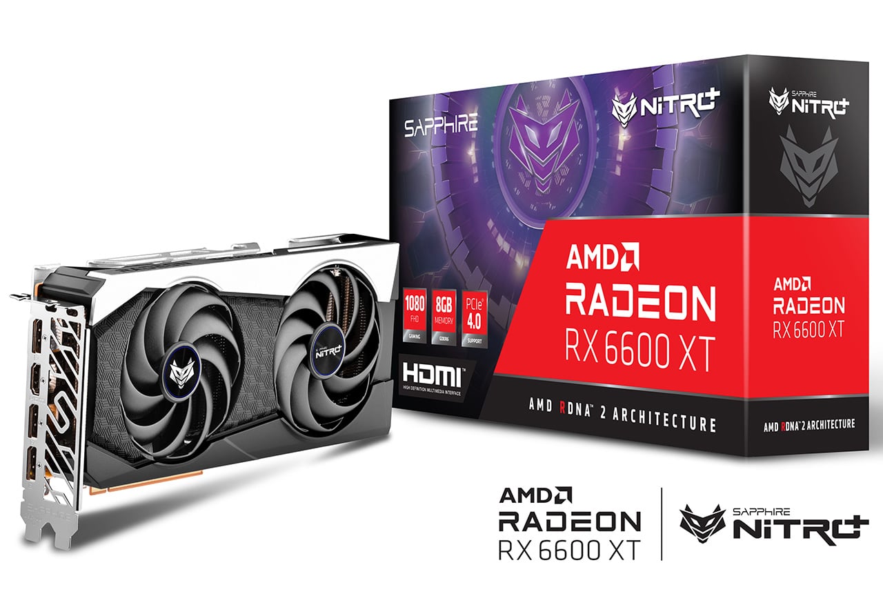 SAPPHIRE NITRO+ Radeon RX 6600 XT GAMING OC 8G GDDR6 | SAPPHIRE