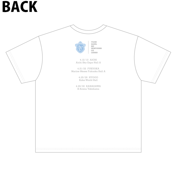 Tシャツ/WHITE | IVE | A!SMART