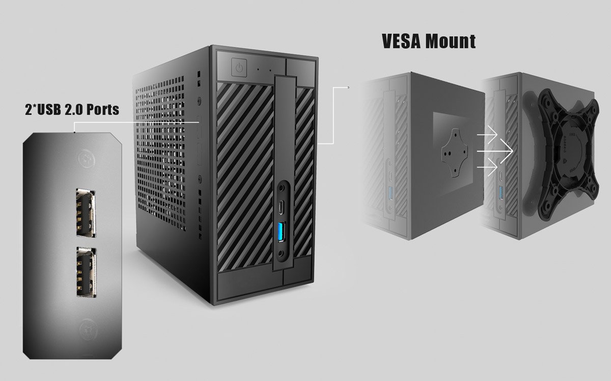 Asrock DeskMini 110 + i5 6500 + メモリ16GB ASRock DeskMini 110 mini-STX PC Review > Inside DeskMini | TechSpot