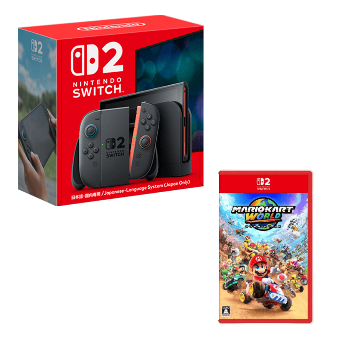 送料別】Nintendo Switch 2（日本語・国内専用）+ マリオカート