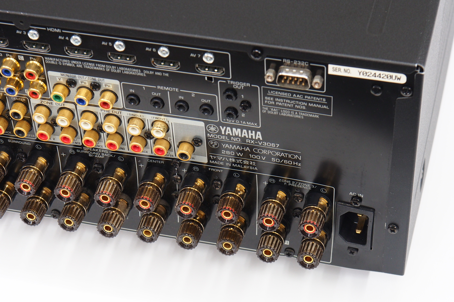 アバックWEB-SHOP / 【中古】YAMAHA RX-V3067(B)-特【コード01-11579