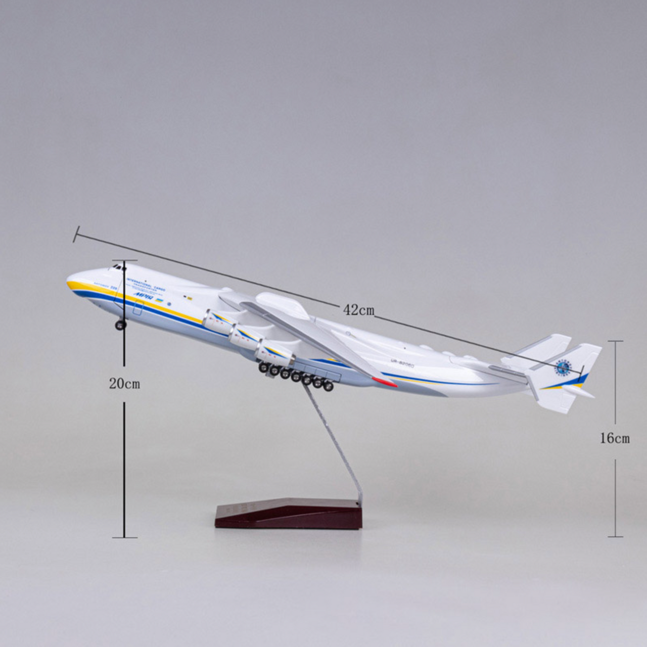 NEW!! Antonov Ukraine An-225 (AN225) 1/200 Scale Airplane Model