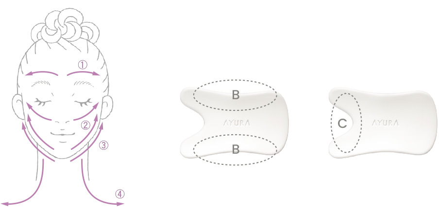 ビカッサフォースセラムα〈マッサージ美容液〉・ビカッサプレート