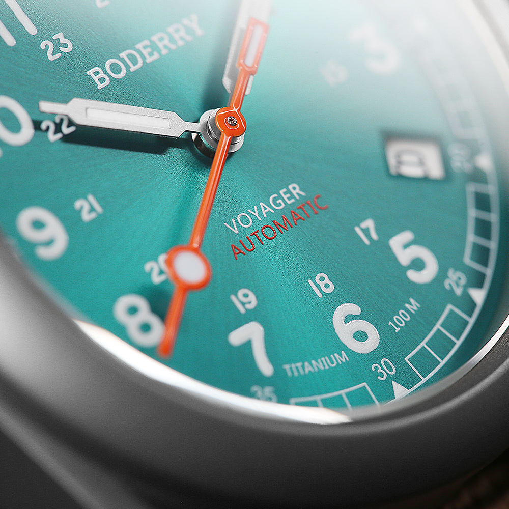 Boderry VOYAGER - 100M Waterproof Titanium Automatic Field watch