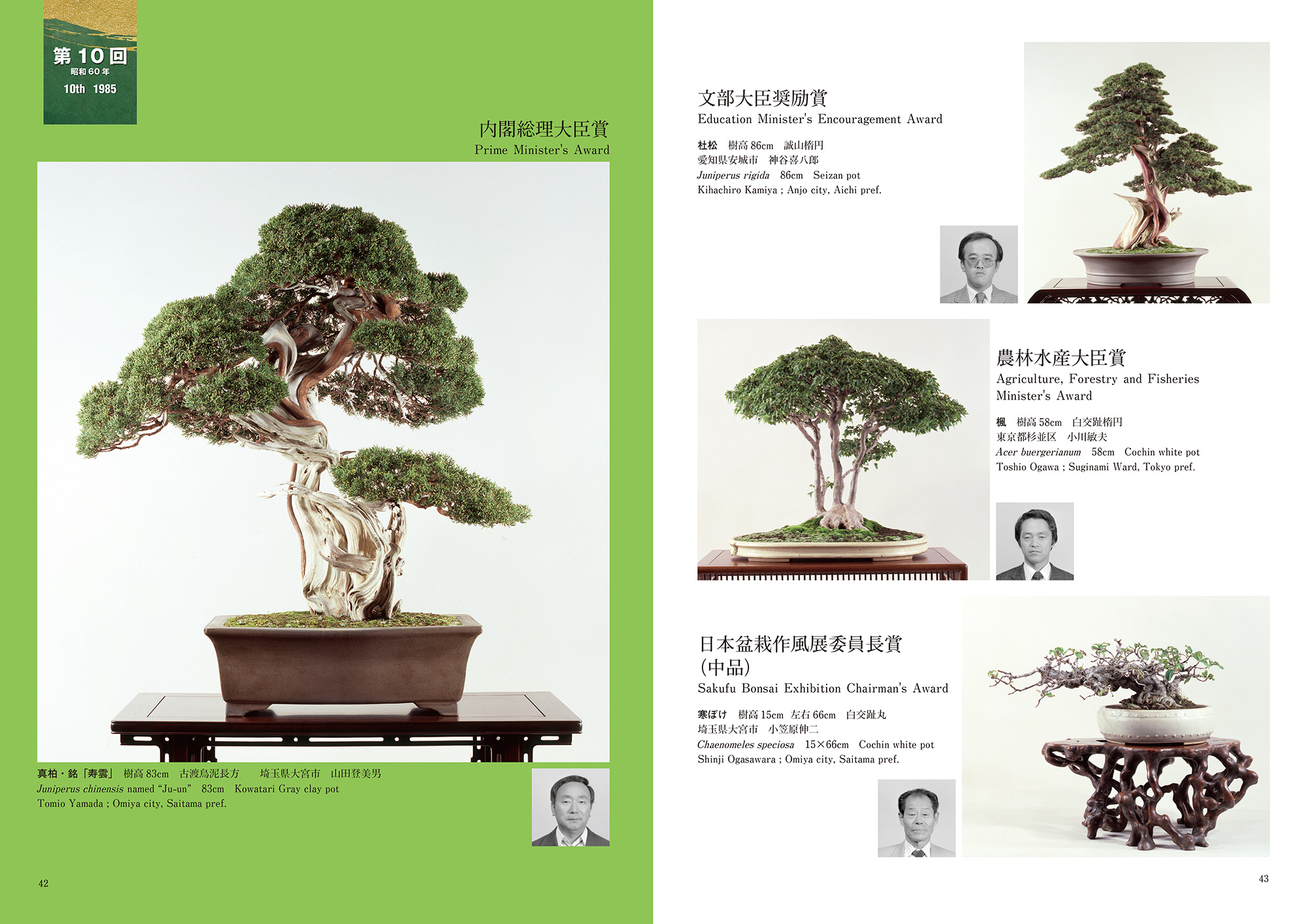 日本盆栽作風展50周年記念誌（英訳付） | 盆栽、盆栽書籍、盆栽鉢の