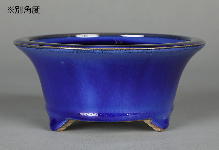 広東反縁丸鉢〔石峰雨竹〕 | 盆栽、盆栽書籍、盆栽鉢の通販│近代出版