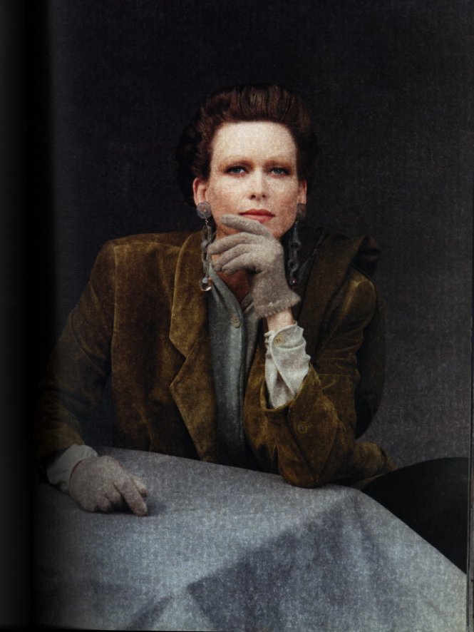 GIORGIO ARMANI Collezione autunno inverno 1989 / 90 / Photo: Aldo