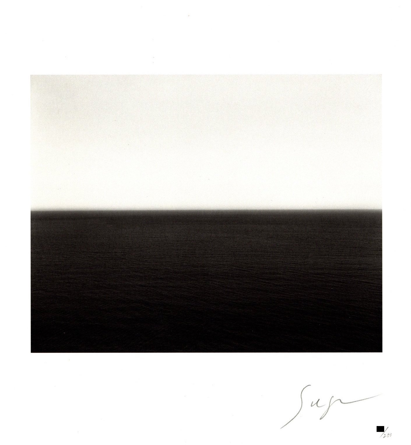 HIROSHI SUGIMOTO 日本語版図録【サイン入オフセットプリント付