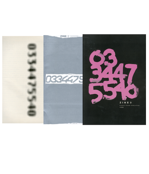 0334475540 ZINE 1・2・3 Complete Set / 編集、監督、出版人: 秦