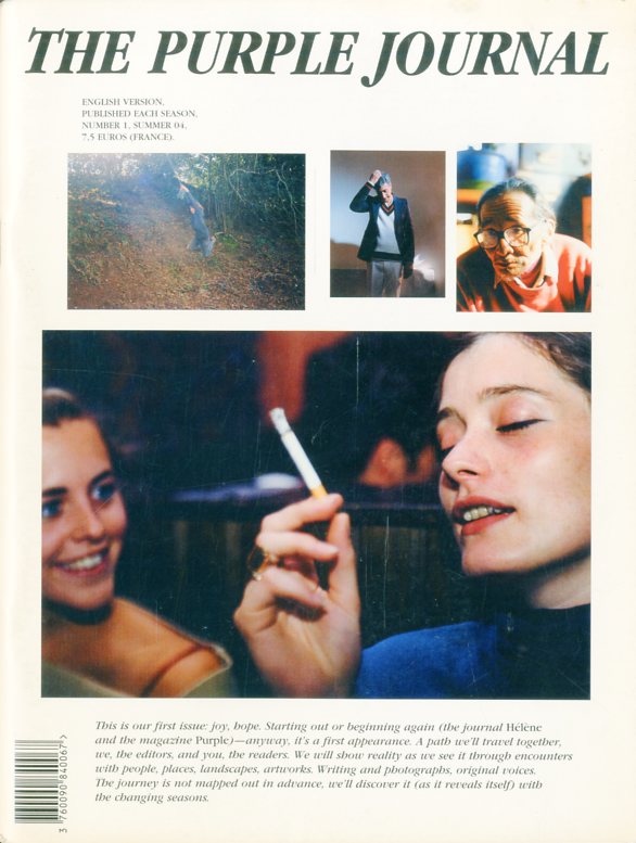 アート・デザイン・音楽 The Purple Journal #1 S/S 2004 アート