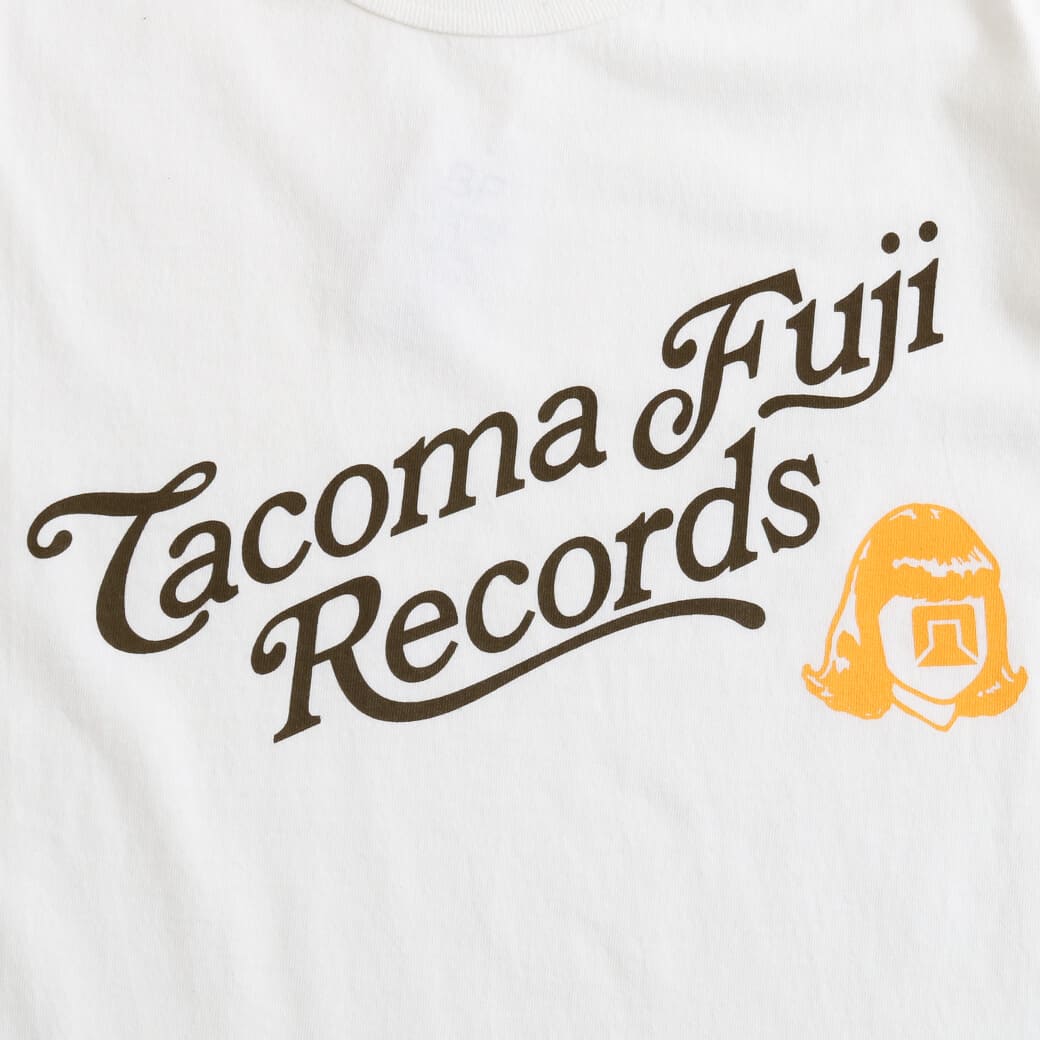 TACOMA FUJI RECORDS タコマフジレコード SCRIPT LOGO Tee designed by