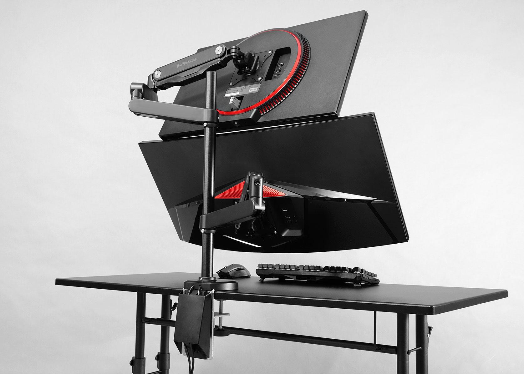 ロングモニターアーム BMA-2GSV | Bauhütte®