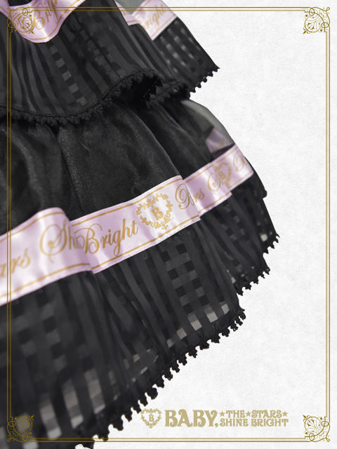 BABY池袋店限定「Sweet Best Wishesジャンパースカート（黒×ラベンダー