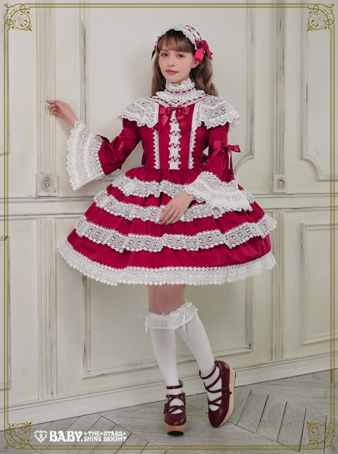 エリザベスワンピース＆ヘッドドレスセット リボンハートBag | BABY