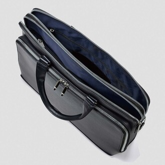 BUSITOOL®【SUCLE】ブリーフケース薄マチ ダブルルーム型 22-5359