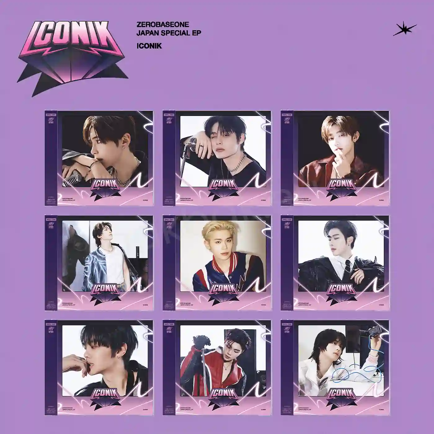 ZB1 – ICONIK (Solo Edition) [Japan Special EP Album] + POB – Bak