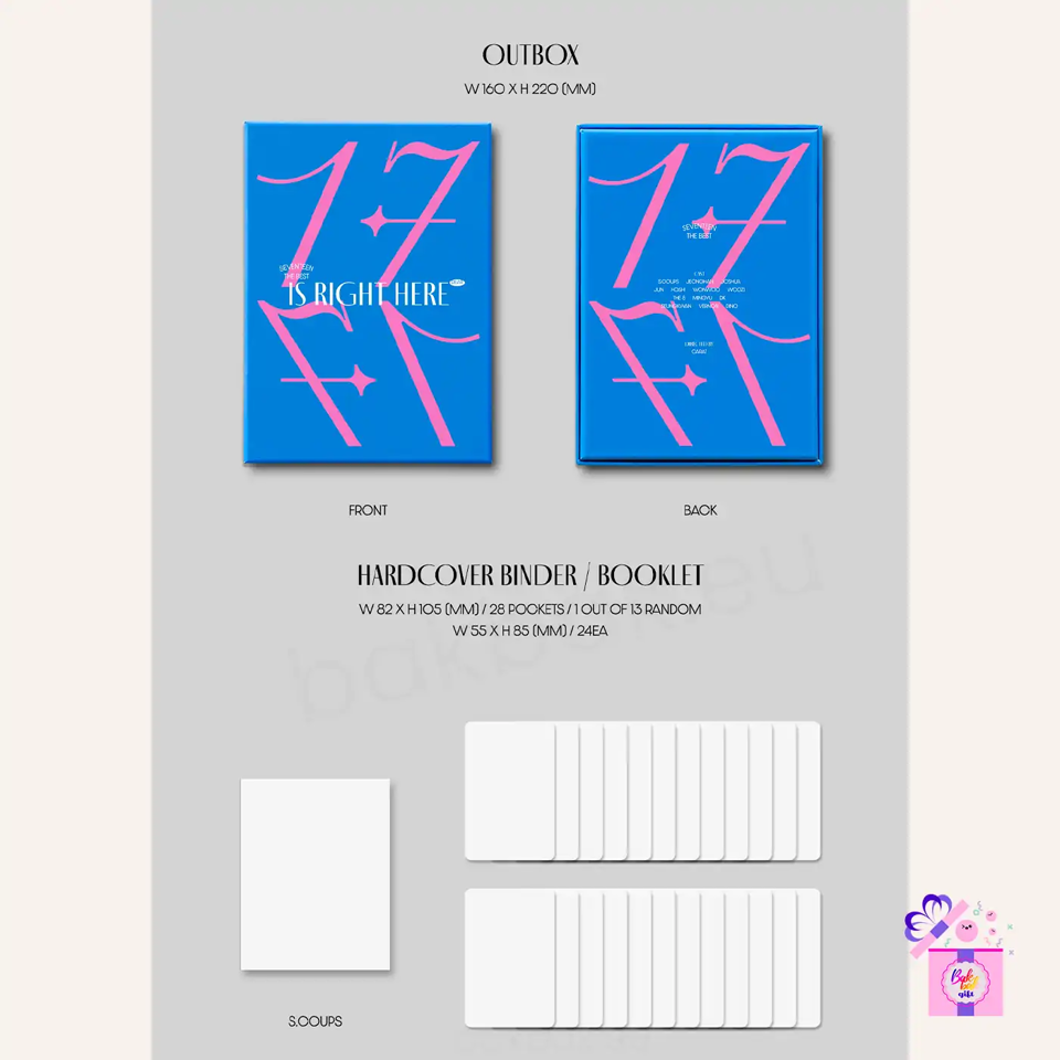 SEVENTEEN – 17 Is Right Here [DEAR Ver.] – Bak Bak K-Pop Store