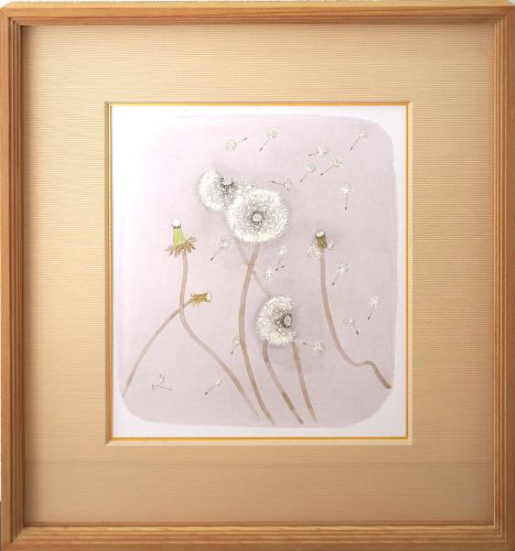 堀文子「たんぽぽ」の買取実績｜福岡県福岡市 水彩画