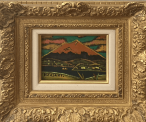 田崎広助「浅間山」 の買取実績｜東京都大田区 油絵・油彩画