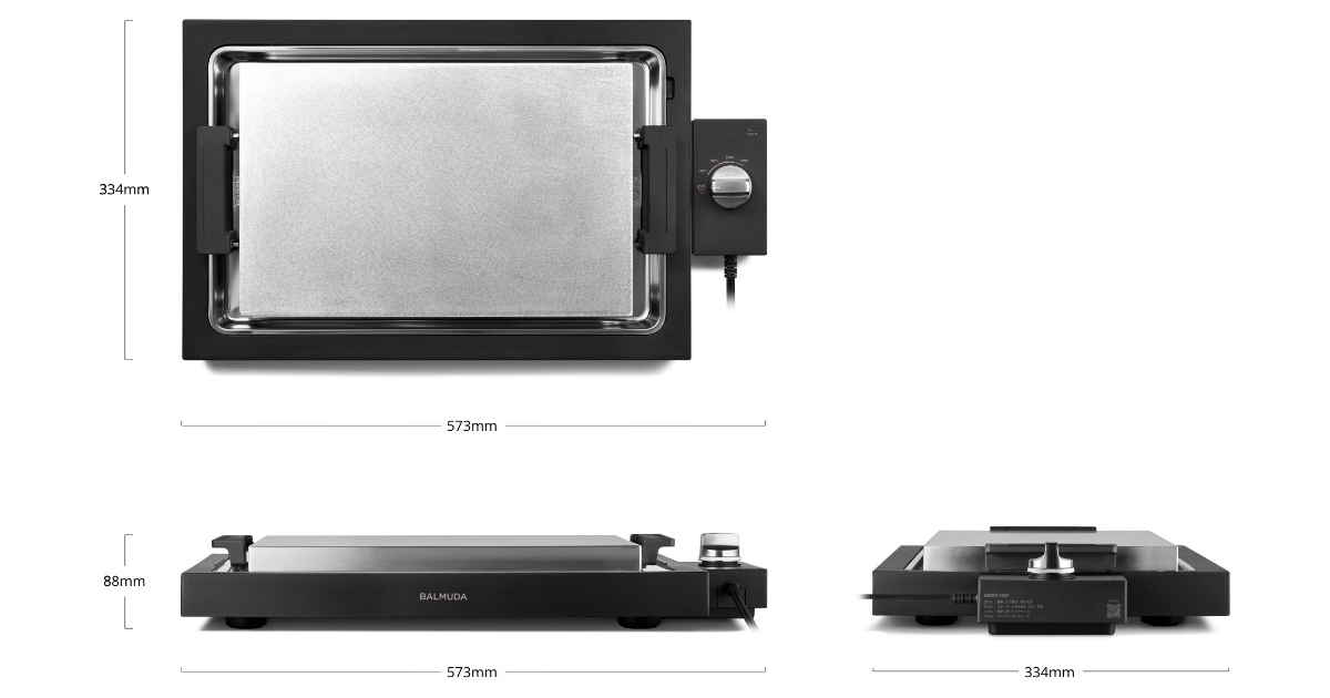 スペックとお手入れ | BALMUDA The Plate Pro | BALMUDA（バルミューダ