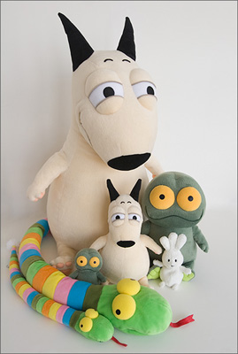 バムとケロ」シリーズのぬいぐるみ