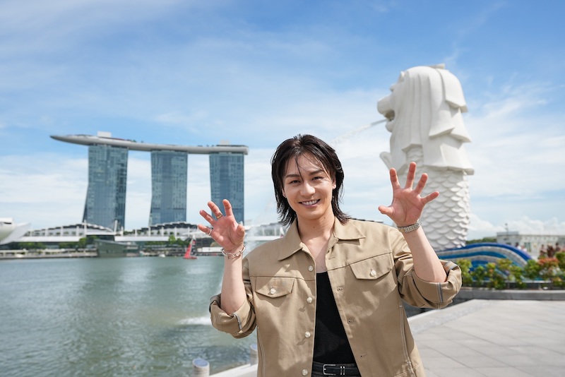 Travis Japan松田元太がシンガポール上陸！世界のファンへ“ライオン