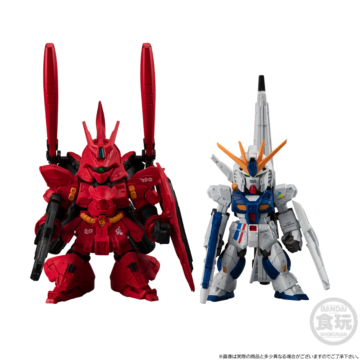 FW GUNDAM CONVERGE CORE RX-93ff νガンダム & MSN-04FF サザビー