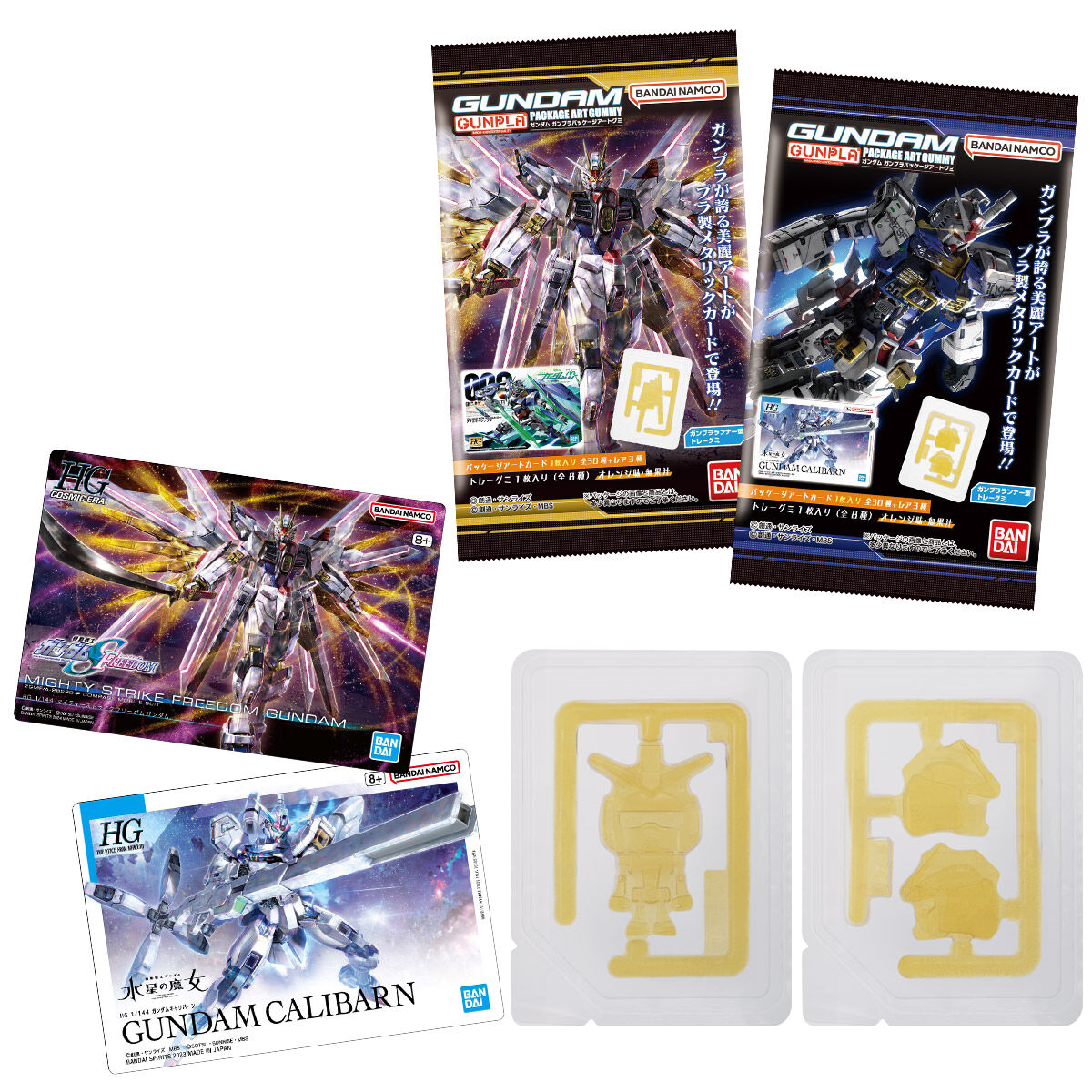 GUNDAMガンプラパッケージアートグミ｜発売日：2024年12月23日
