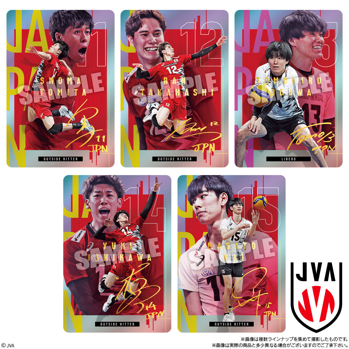 JAPAN NATIONAL VOLLEYBALL TEAM ツインウエハース｜発売日：2025年1月
