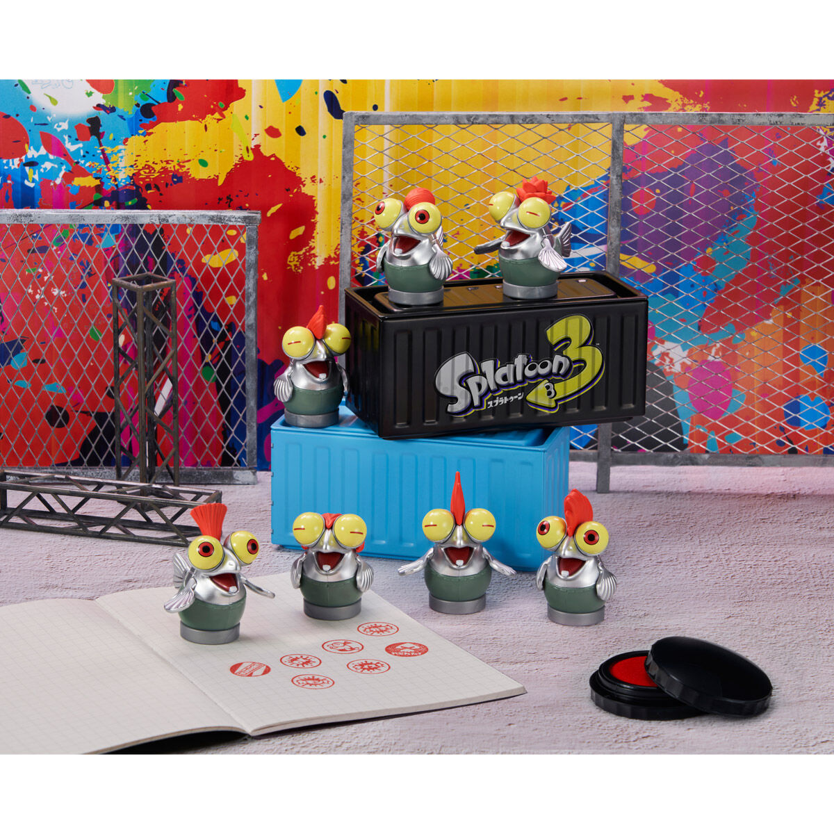 スプラトゥーン3 コジャケ ハンコ付きフィギュア｜発売日：2024年1月