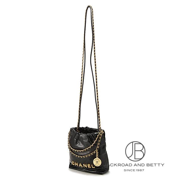 CHANEL 22 ミニ ハンドバッグ ブラック 黒[AS3980 B19059 94305