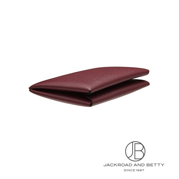 カルヴィ カードケース ルージュアッシュ ワインレッド 赤[] Calvi