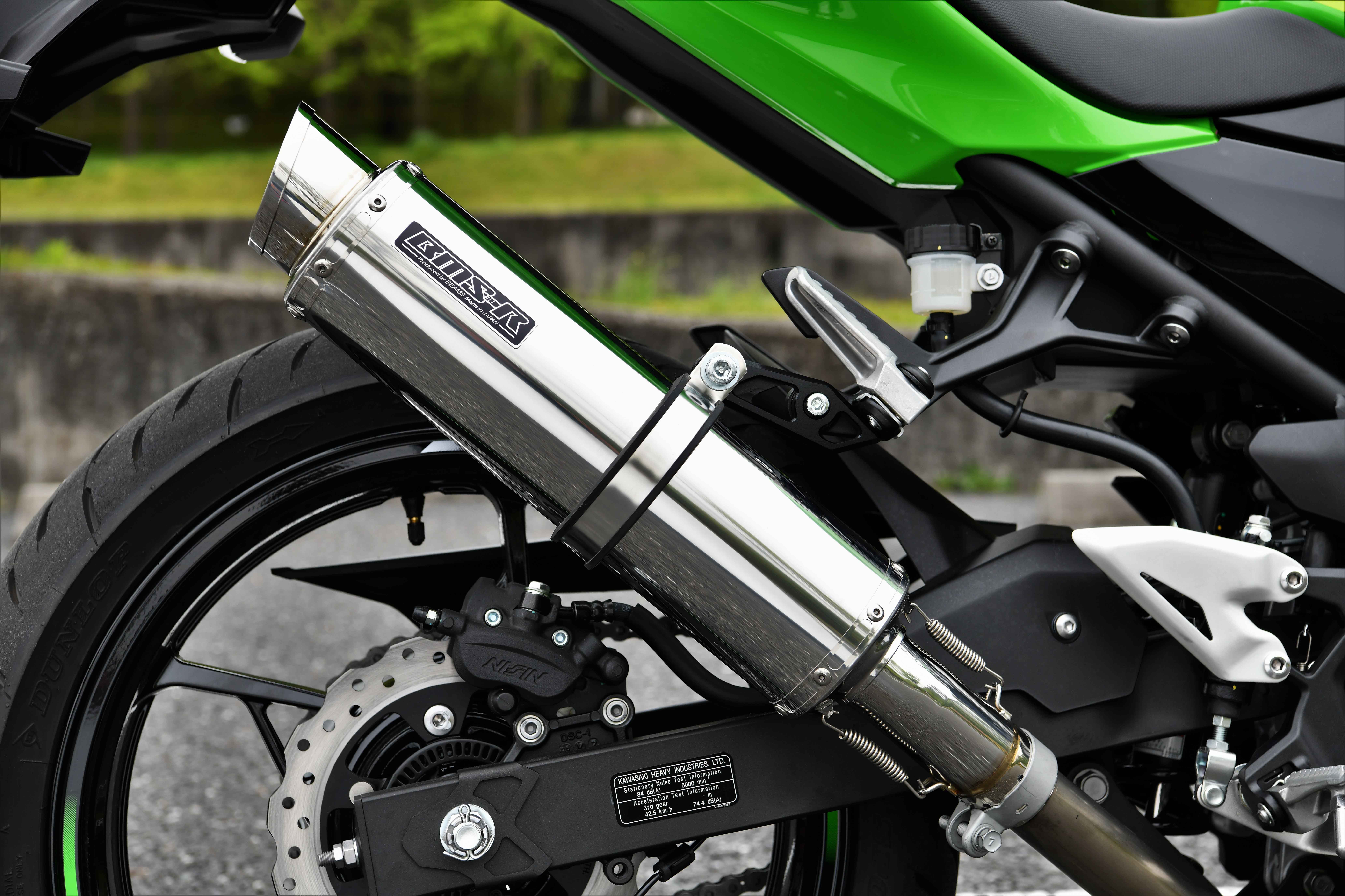 R-EVO2 ステンレス スリップオン：Ninja400 / Z400：2018〜：政府認証