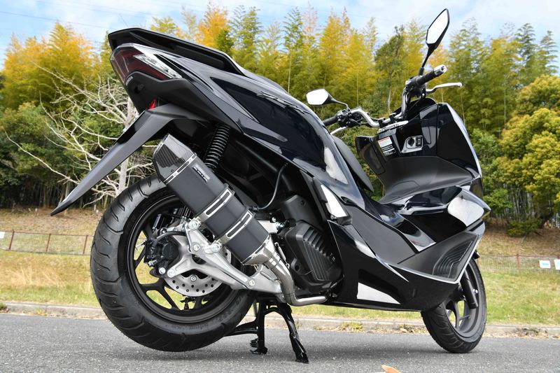 CORSA-EVOⅡ マットブラック フルエキゾースト：PCX160：2023〜：政府