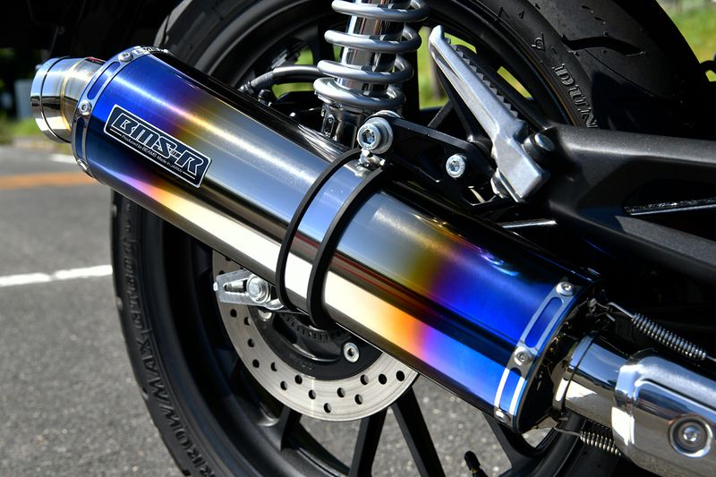 R-EVO ヒートチタン スリップオン：GB350 / GB350S：政府認証 ｜ BEAMS