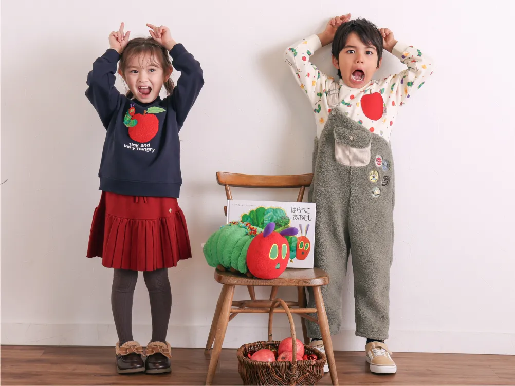 SLAP SLIP×人気絵本コラボ服！「はらぺこあおむし」など3作のモチーフ