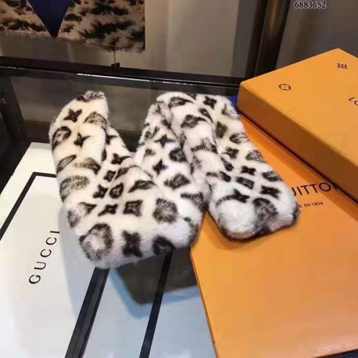 シャネル大人気CHANELファーマフラー モコモコ ソフト暖かい マフラー