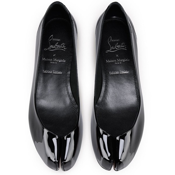 注目コラボ《マルジェラxルブタン 偽物》Marlougiela tabi フラット