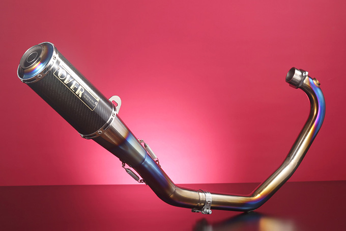 燃料噴射仕様のSR400に対応した ダートトラッカー風のマフラー ROAD