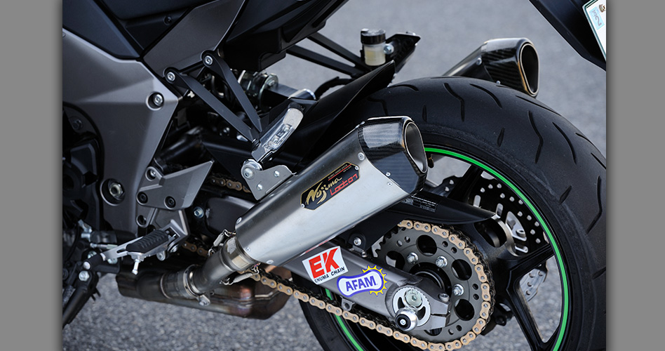 装着例：ZX-14R/Ninja1000,250/ZRX1200｜レース技術が活きるNOJIMA
