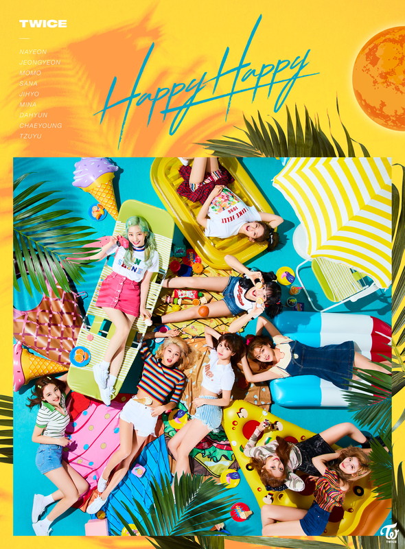 TWICE、爽やかな夏の昼『HAPPY HAPPY』＆クールな夏の夜『Breakthrough